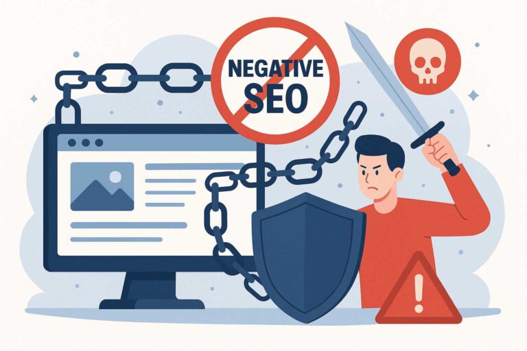 Difesa da attacco Negative SEO con link tossici