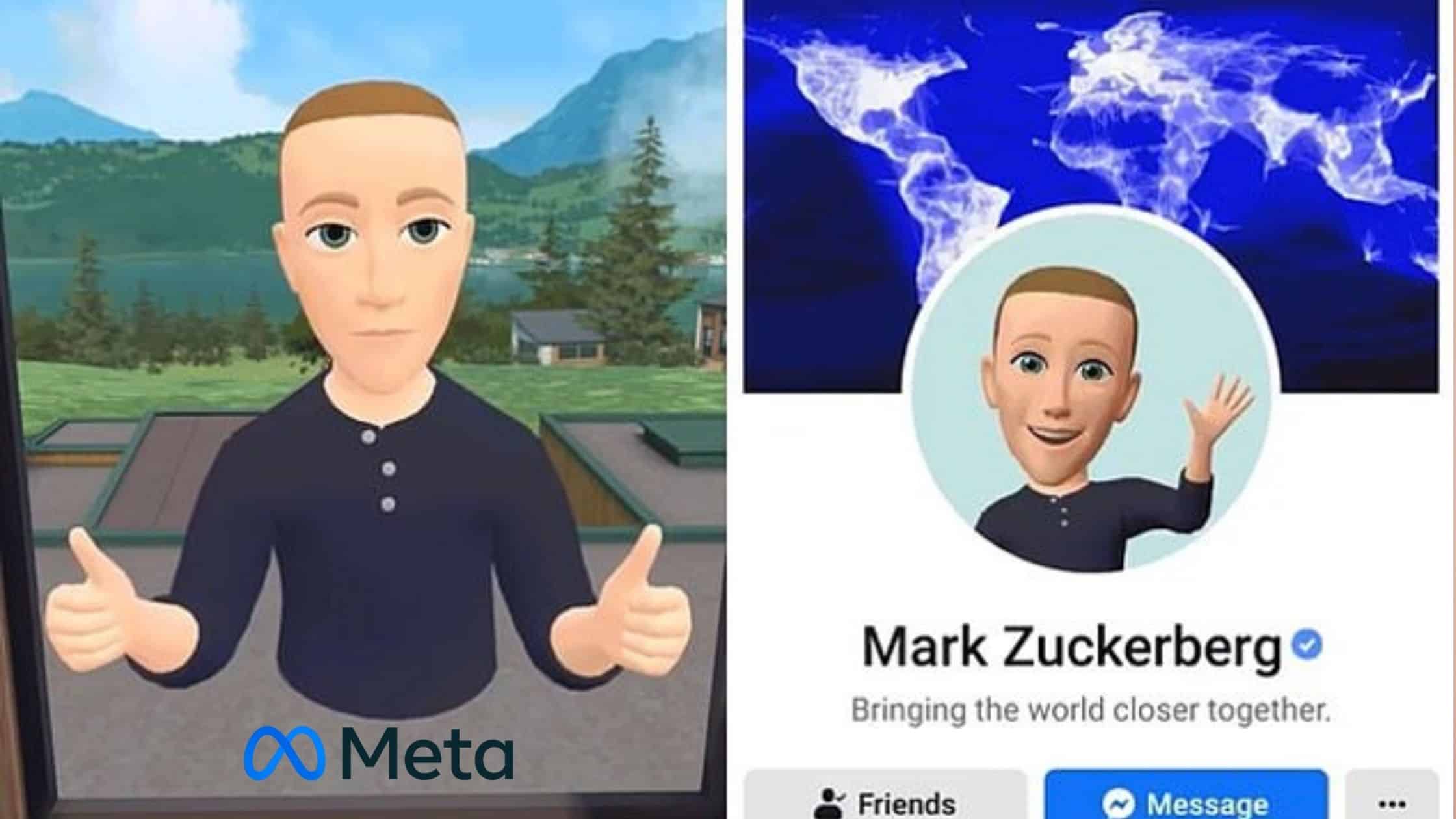 Meta introduce i nuovi avatar in 3D 1 Meta introduce i nuovi avatar in 3D