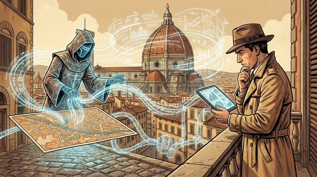 Veduta panoramica di Firenze con la Cattedrale di Santa Maria del Fiore