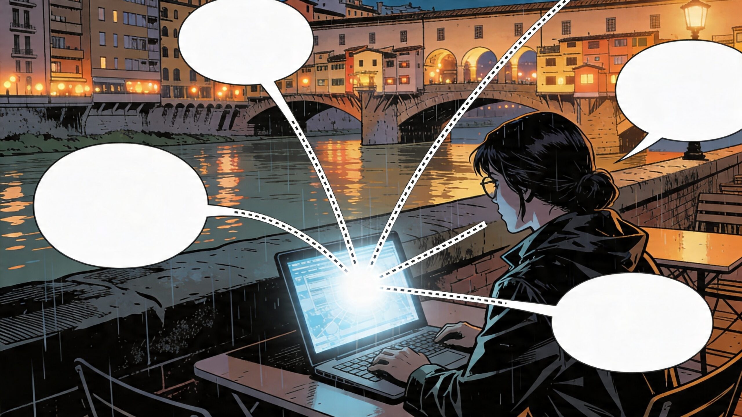 Professionista che costruisce una rete di citazioni digitali su fonti autorevoli per la visibilità AI nel B2B