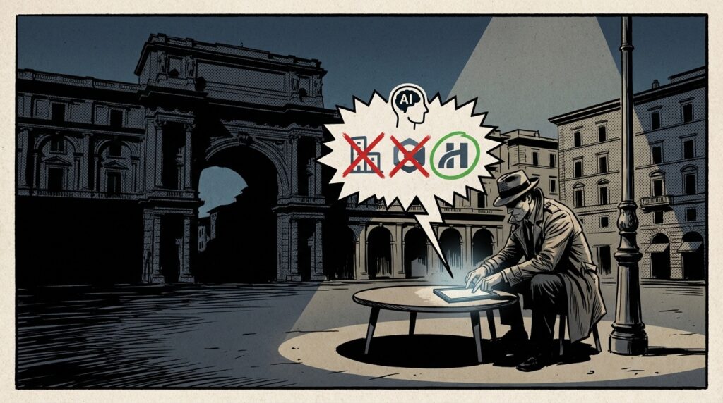 Buyer B2B che utilizza ChatGPT per selezionare fornitori tramite generative engine optimization GEO applicata al contesto B2B