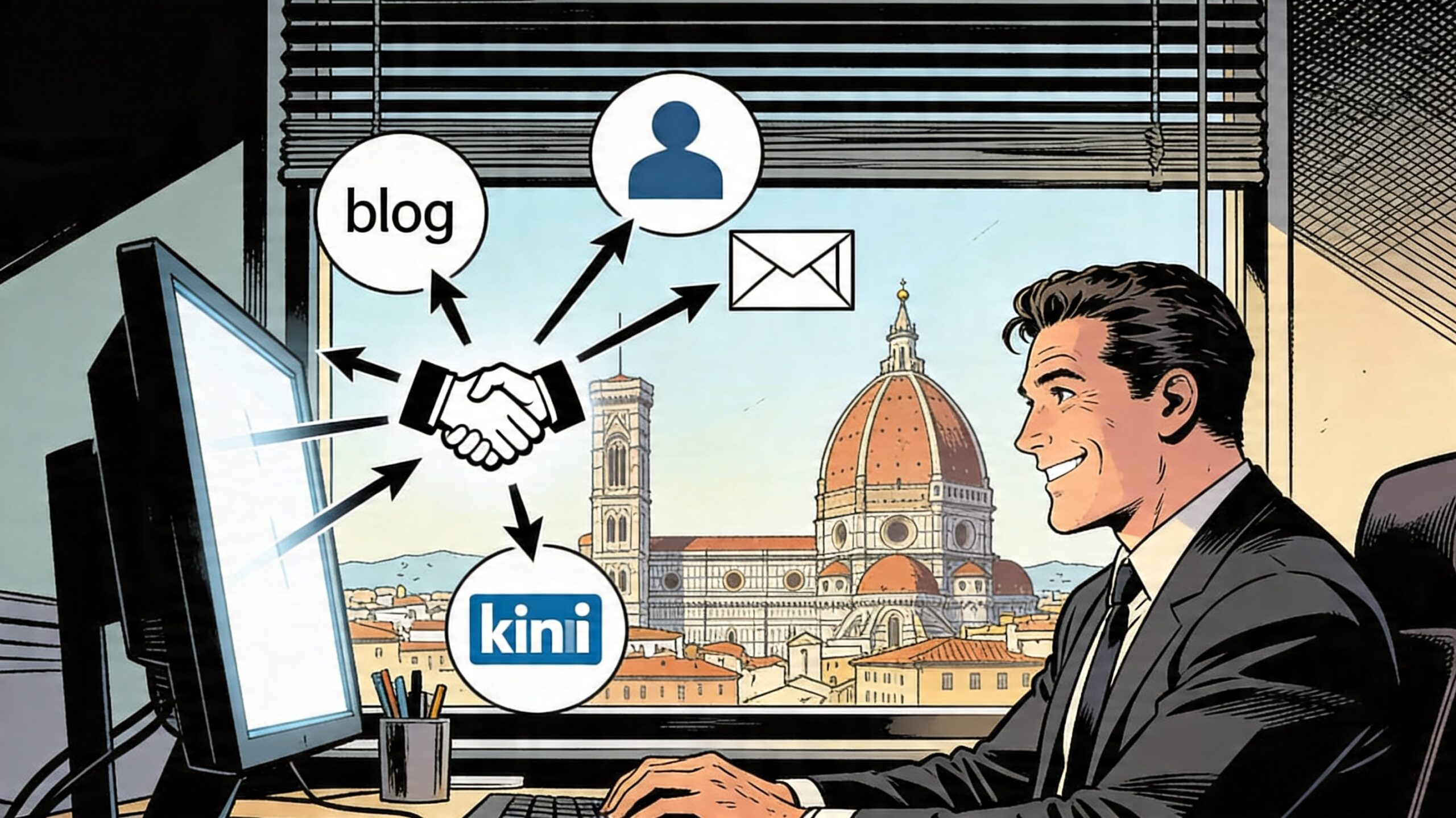 Imprenditore PMI che gestisce canali di lead generation B2B organica — blog