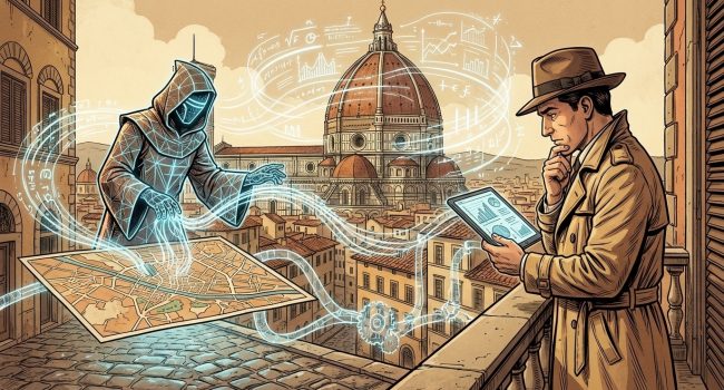 Veduta panoramica di Firenze con la Cattedrale di Santa Maria del Fiore